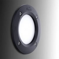 BALIZA LED 3W REDONDA LETI 100 PRETO