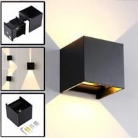 APLIQUE LED 2 X 3W PRETO
