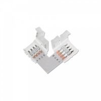 CONECTOR UNIÃO L P/ FITA LED RGB 10MM