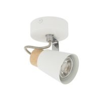 APLIQUE ORIENTÁVEL MARA 1 FOCO BRANCO