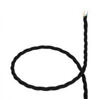 CABO TÊXTIL TRANÇADO PRETO