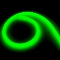 FITA NEÓN LED REGULÁVEL 220V AC 120LED/M CIRCULAR 360 VERDE - À MEDIDA