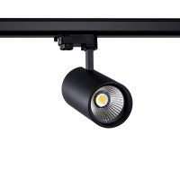 FOCO LED NEW D'ANGELO PRETO 30W CCT LIFUD P/CARRIL TRIFÁSICO