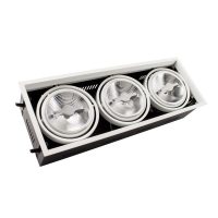 FOCO DOWNLIGHT LED CREE-COB DIRECIONÁVEL AR111 45W REGULÁVEL CORTE 455x155 MM