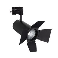 FOCO LED NEW D’ANGELO PRETO 40W CCT LIFUD CINEMA P/CARRIL TRIFÁSICO
