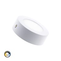 PAINEL LED REDONDO SUPERFÍCIE CCT SELECIONÁVEL 12W REGULÁVEL