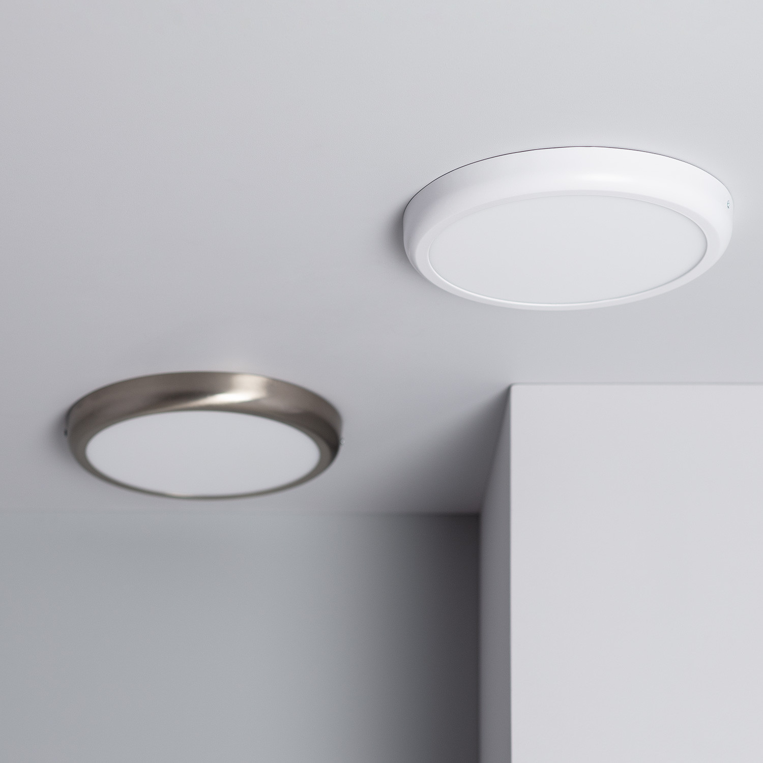 PAINEL LED REDONDO DESIGN 24W SILVER - Image 5