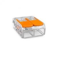 CAIXA DE LIGADOR RÁPIDO DE CABO FLEXÍVEL P/ 2 3 4 OU 5 ENTRADAS | TRANSPARENTE