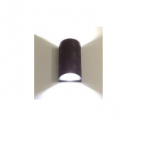 APLIQUE LED OVALIZADO PRETO 2 X 5W