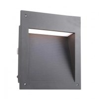 BALIZA ENCASTRÁVEL LED MICENAS SQUARE 20W IP65 CINZA URBANO