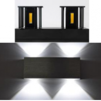 APLIQUE LED PRETO 4 X 3W ÂNGULO AJUSTÁVEL