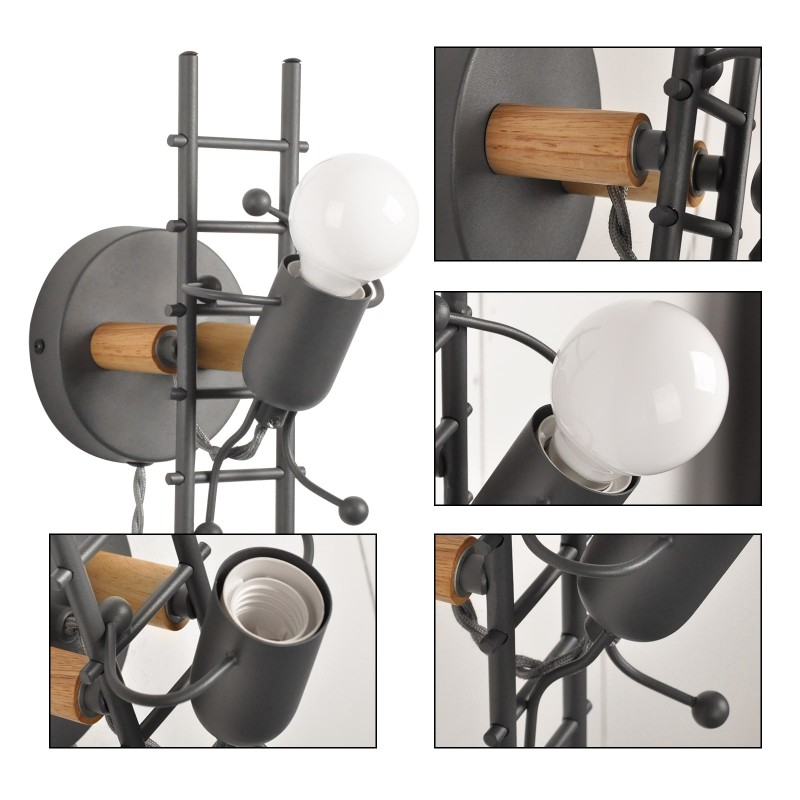 APLIQUE DE PAREDE DOLL LADDER - Image 8