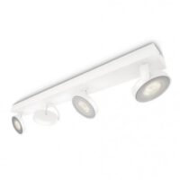 APLIQUE DE PAREDE PHILIPS CLOCKWORK BRANCO 4X4.5W AJUSTÁVEL 2000LM