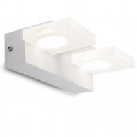 APLIQUE DE PAREDE LED 2X5W 1000LM BRANCO ISABELLA