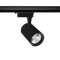 FOCO LED BRON PRETO 30W P/CARRIL MONOFÁSICO