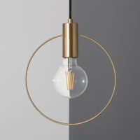 CANDEEIRO SUSPENSO DE METAL MINI OTOS DOURADO