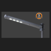 LUMINÁRIA SOLAR C/ SENSOR DE LUMINOSIDADE + MOVIMENTO 19W | HSSL-06R