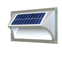 APLIQUE SOLAR C/ SENSOR DE LUMINOSIDADE + MOVIMENTO 1W | SESL-06
