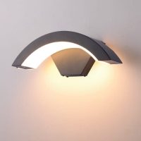 APLIQUE LED PAREDE PRETO | 15W ARO ALUMÍNIO