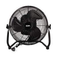 VENTOINHA INDUSTRIAL OSCILANTE PRETO 70W | LÂMINAS Ø45 x 55CM