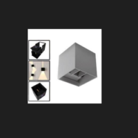 APLIQUE LED CUBO | ÂNGULO AJUSTÁVEL (3W + 3W) 3CCT