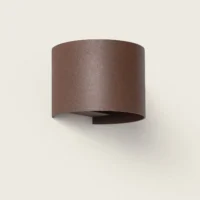 APLIQUE DE PAREDE EXTERIOR LED 10W ALUMÍNIO ILUMINAÇÃO DUPLA CARA CCT SELECIONÁVEL IRIDIX ROUND