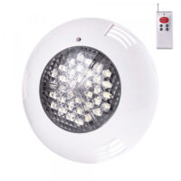 FOCO LED P/ PISCINA 36W RGB C/ CONTROLO REMOTO Ø295MM | MONTAGEM SUPERFÍCIE