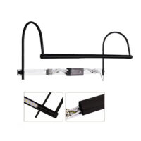 APLIQUE VHILS 1X5W LED 500LM 2700K PRETO