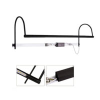 APLIQUE VHILS 1X7W LED 700LM 2700K PRETO