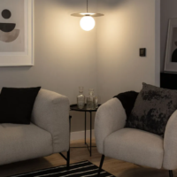 CANDEEIRO SUSPENSO METAL LUMINIA