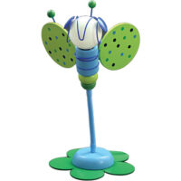 Candeeiro de mesa ABELHA Azul/Verde P/ 1X G4 12V
