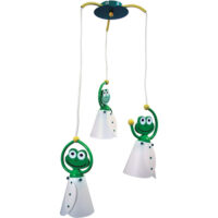 SUSPENSÃO SAPO VERDE/BRANCO P/  3X E14