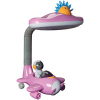CANDEEIRO DE MESA DIVERSÃO ROSA P/ 1X PL-2U
