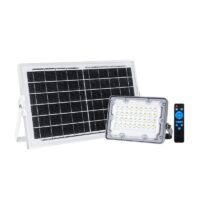 PROJETOR LED SOLAR + PAINEL SOLAR 20W IP65