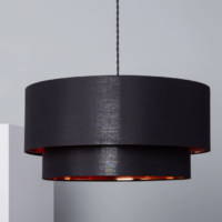 CANDEEIRO SUSPENSO TÊXTIL REFLECT DUO