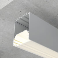 PERFIL DE ALUMÍNIO SUSPENSÃO P/ FITA LED | PERY 2 MTS