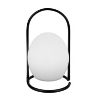 CANDEEIRO DE MESA CAPRILES PRETO LED 12W 1140LM RGB