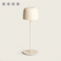 CANDEEIRO DE MESA LED 1.2 W PORTÁTIL P/ EXTERIOR ALUMÍNIO C/ BATERIA RECARREGÁVEL