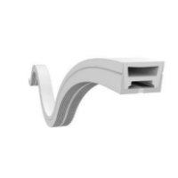 PERFIL P/ FITAS NEON LED 12V, 24V OU 220V | 20X14MM