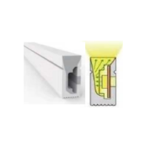 PERFIL P/ FITAS NEON LED 12V OU 24V | 16X16MM