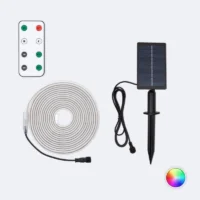 FITA LED EXTERIOR SOLAR 24V DC SMD2835 60 LED/M IP65 LARGURA 12 MM CORTE 100 CM | 5M