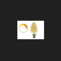 LÂMPADA LED E14 C37 FILAMENTO 4W | DIMÁVEL
