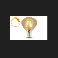 LÂMPADA LED E14 G45 FILAMENTO 4W | DIMÁVEL
