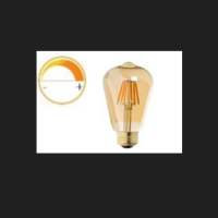 LÂMPADA LED E27 ST64 FILAMENTO 8W | DIMÁVEL