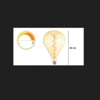 LÂMPADA LED E27 A165 FILAMENTO 6W | DIMÁVEL