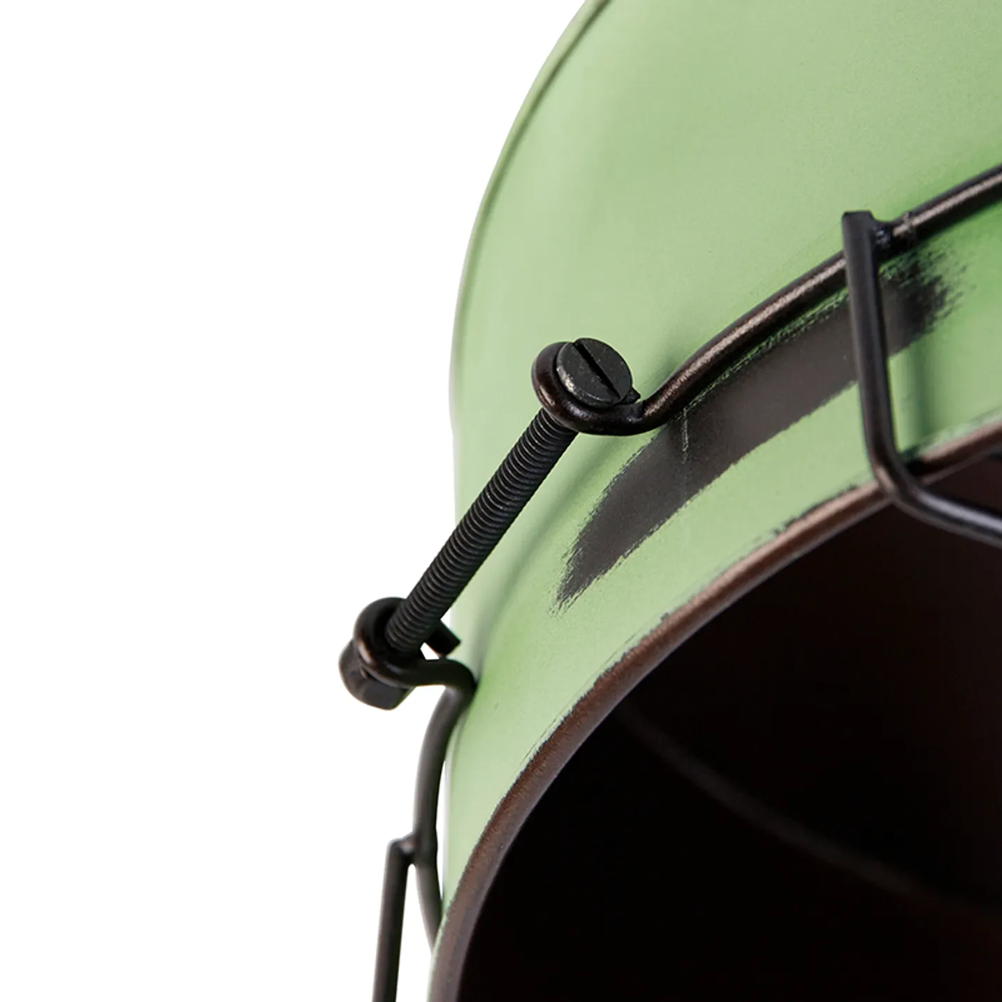 CANDEEIRO DE TETO INDUSTRIAL VERDE 35 CM | BARRIL - Image 6
