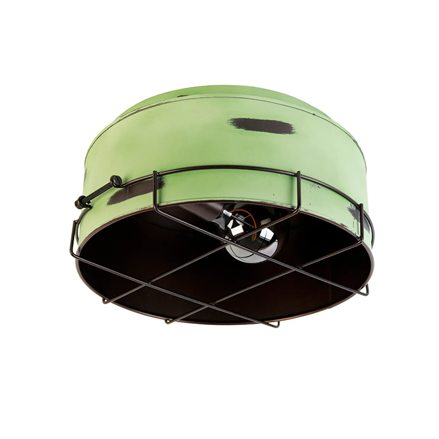 CANDEEIRO DE TETO INDUSTRIAL VERDE 35 CM | BARRIL - Image 7