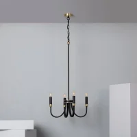 CANDEEIRO DE ARANHA METAL MAKENDURU