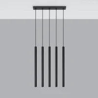 CANDEEIRO SUSPENSO PASTELO 5 METAL SOLLUX