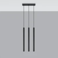 CANDEEIRO SUSPENSO PASTELO 3 METAL SOLLUX